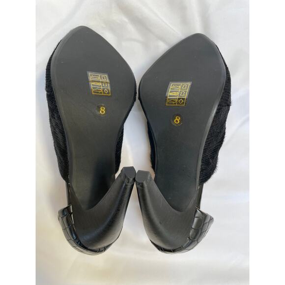 Jeffrey Campbell Free People D'orsay Evering Heels Black 8, (True 7) - Picture 6 of 6